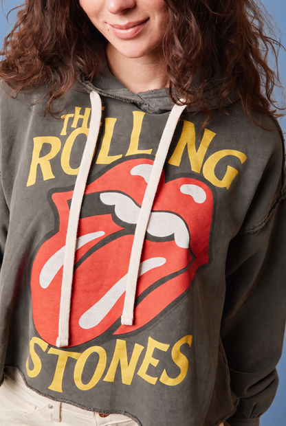 The Rolling Stones Midnight Rambler Hoodie Top in S view 2 - Rolling Stones Hoodie Vintage