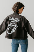 The Rolling Stones Varsity Black (layer) - rolling stones varsity jacket, rolling stones varsity jacket - shop at us.meeeshop