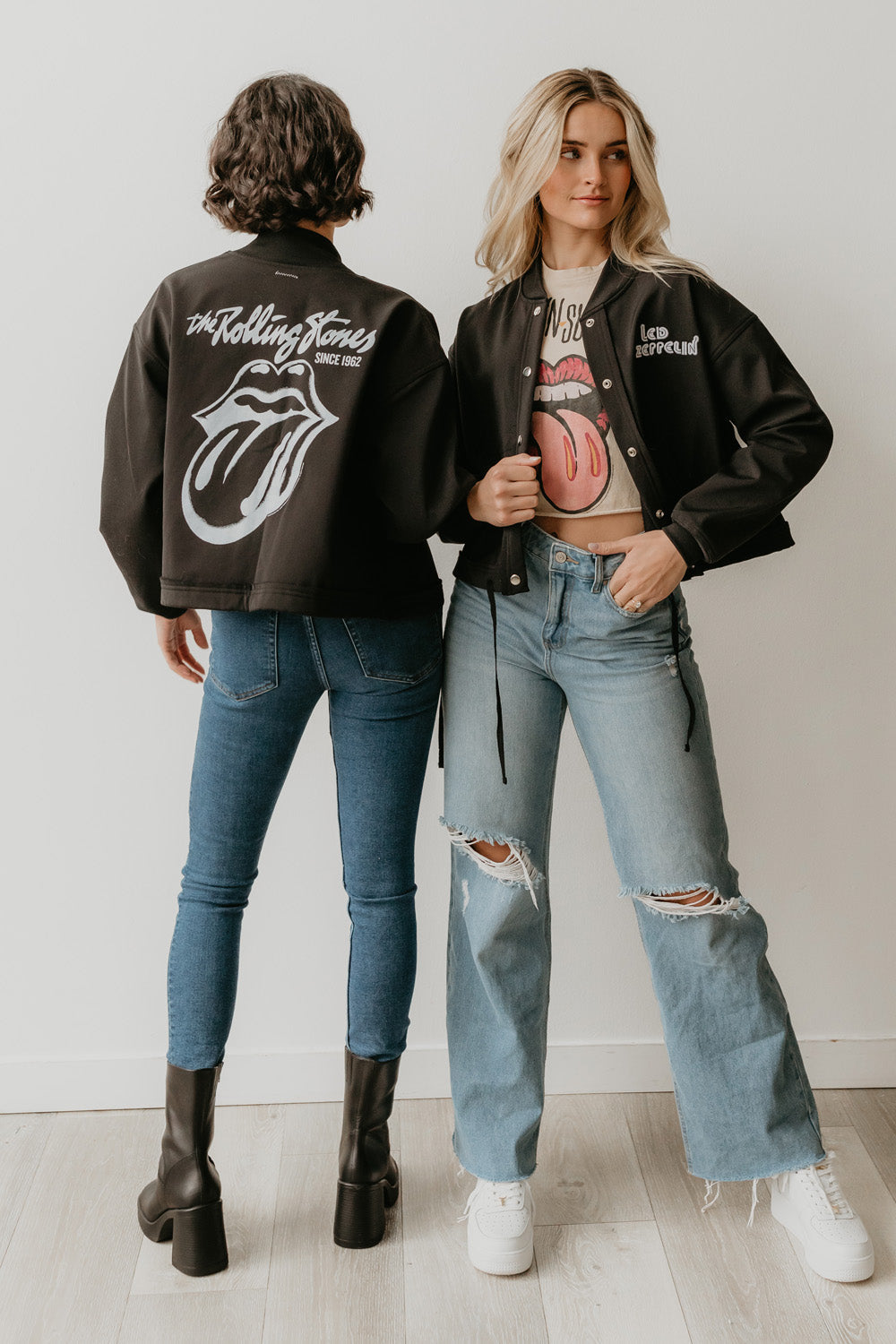 The Rolling Stones Varsity view 8 - Rolling Stones Varsity Jacket (layer)