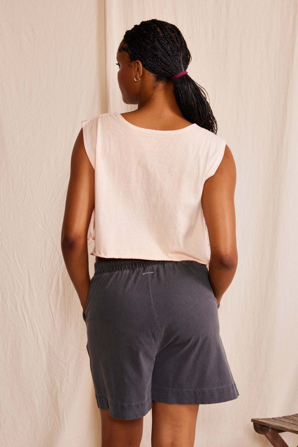 The Tie Tank Light Pink view 12 (top) - tankini, tankless water heater, tank top - shop at us.meeeshop