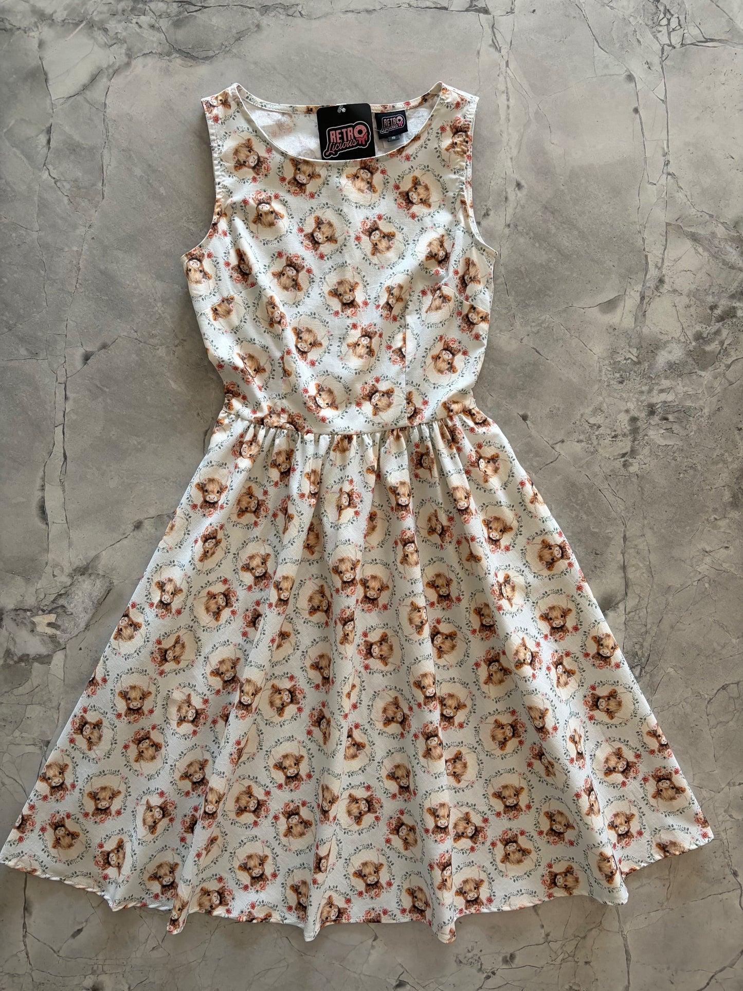 Till the Cows Come Home Vintage Dress in M view 3