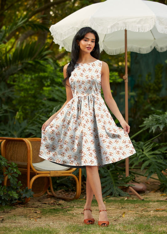 Till the Cows Come Home Vintage Dress in XS