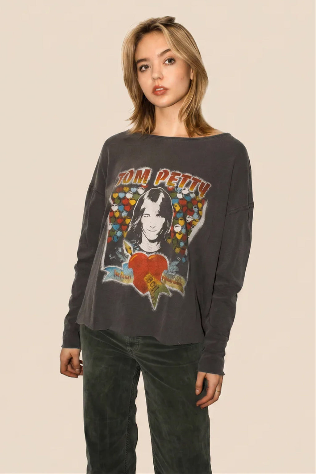 Tom Petty Long Sleeve Top S view 2 (top) - tom petty top songs, tom petty top hat, tom petty top 10 son - shop at us.meeeshop