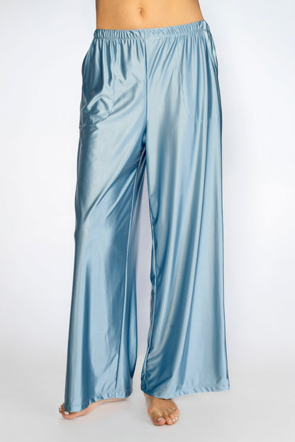 Trophy Yoga Matte Satin Lounge Pants Made in USA view 10 - Made Usa (bottom)