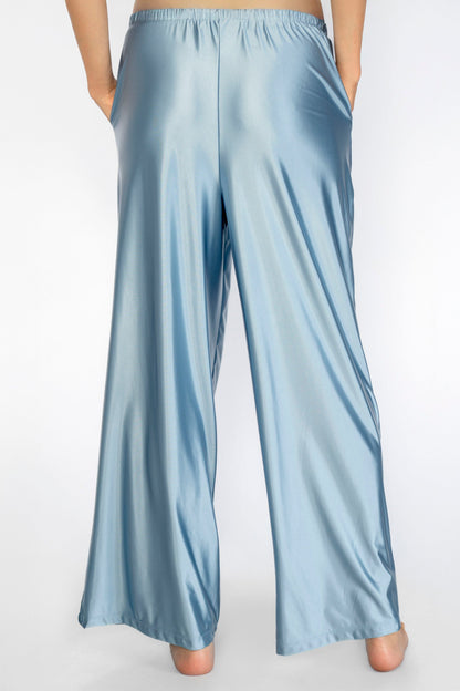 Trophy Yoga Matte Satin Lounge Pants Made in USA view 13 - Made Usa (bottom)
