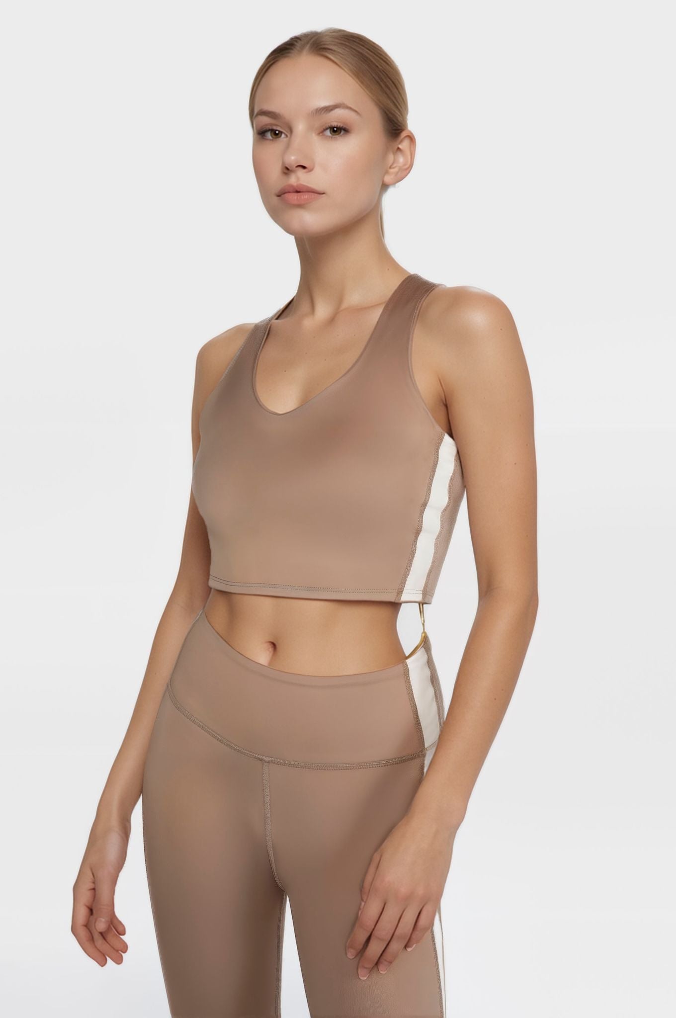 Trophy Yoga Side Split Crop Top – Four-way Stretch, Made in USA view 16 - Comfort Stretch - Split Tank Top
