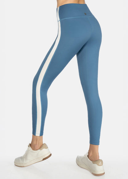 Trophy Yoga Side Split Yoga Leggings Made in USA in Black view 10 - Split Yoga Studio (bottom)