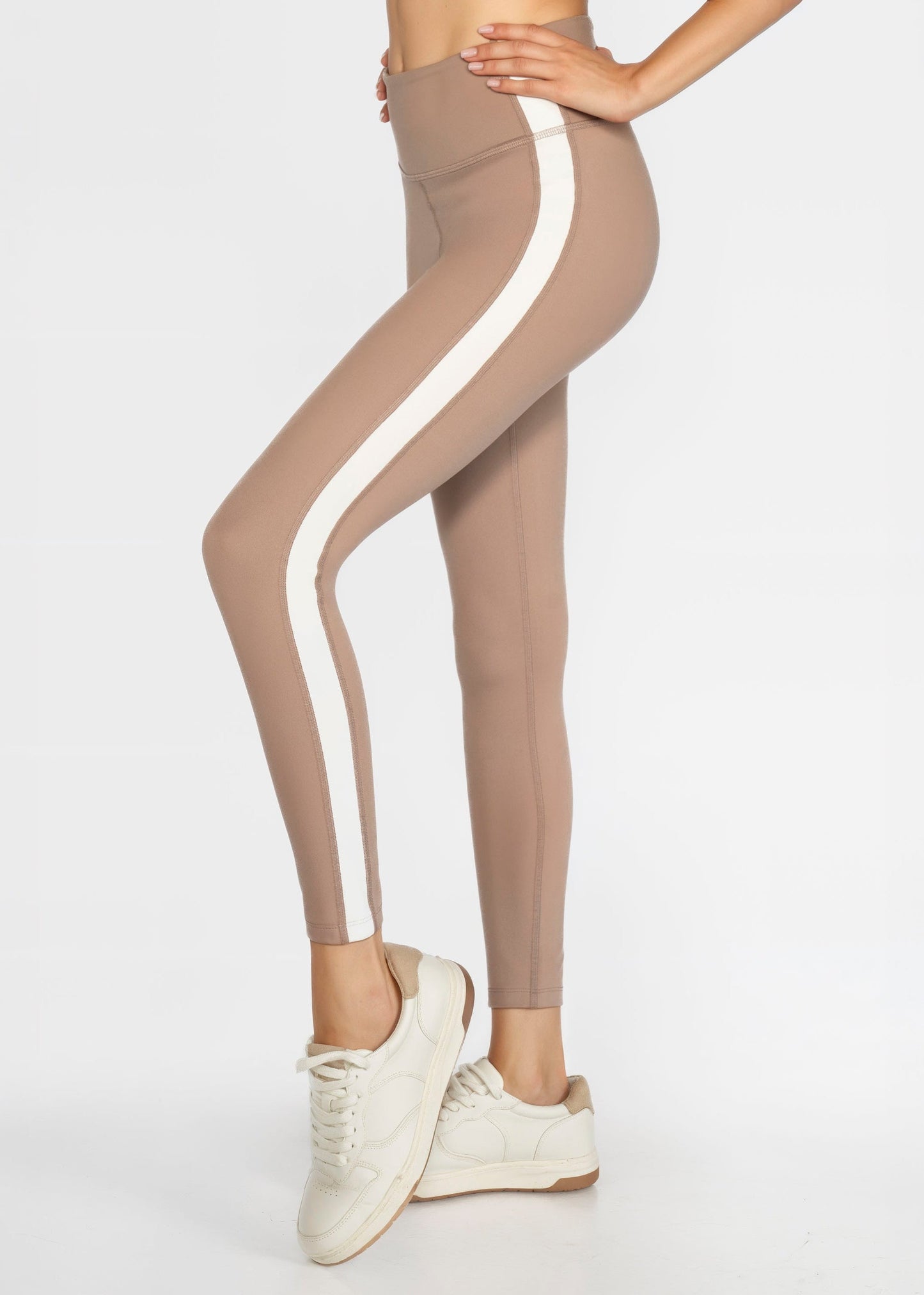 Trophy Yoga Side Split Yoga Leggings Made in USA view 16 - Split Yoga Studio (bottom)