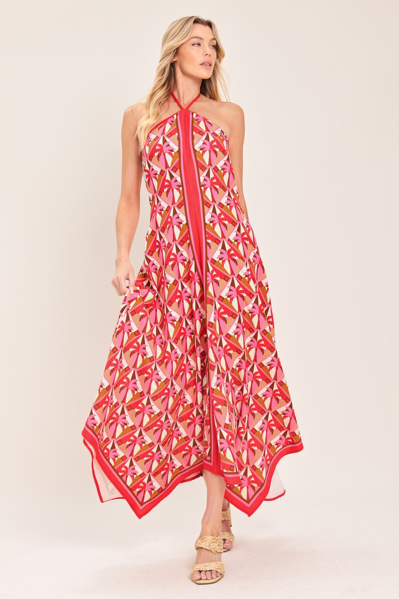 Tropical Temptation Halter Woven Midi Dress view 11 - Tropical Temptation Dress Code