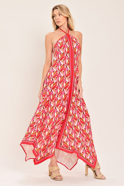Tropical Temptation Halter Woven Midi Dress view 12 - Tropical Temptation Dress Code