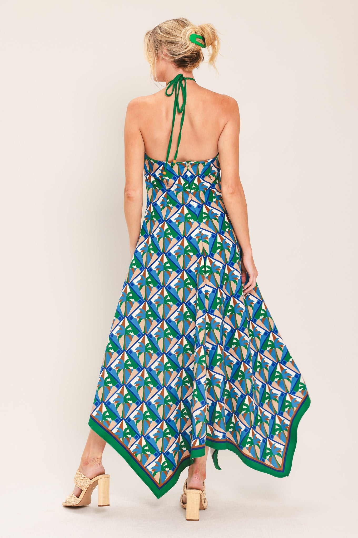 Tropical Temptation Halter Woven Midi Dress view 7 - Tropical Temptation Dress Code