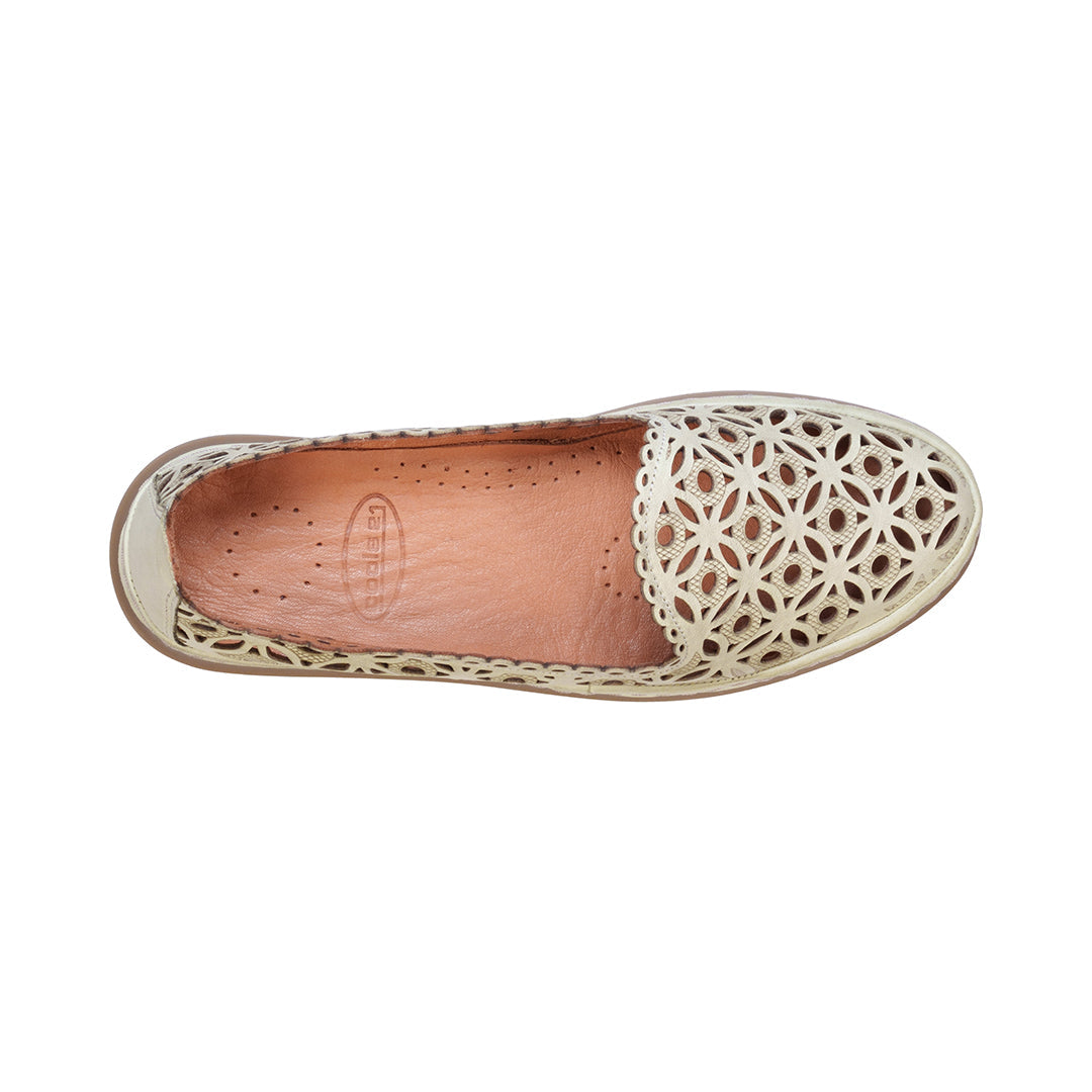 Tumi Mint Perforated Leather Flats Mint view 3 (shoe) - leather flats, perforated leather flats - shop at us.meeeshop