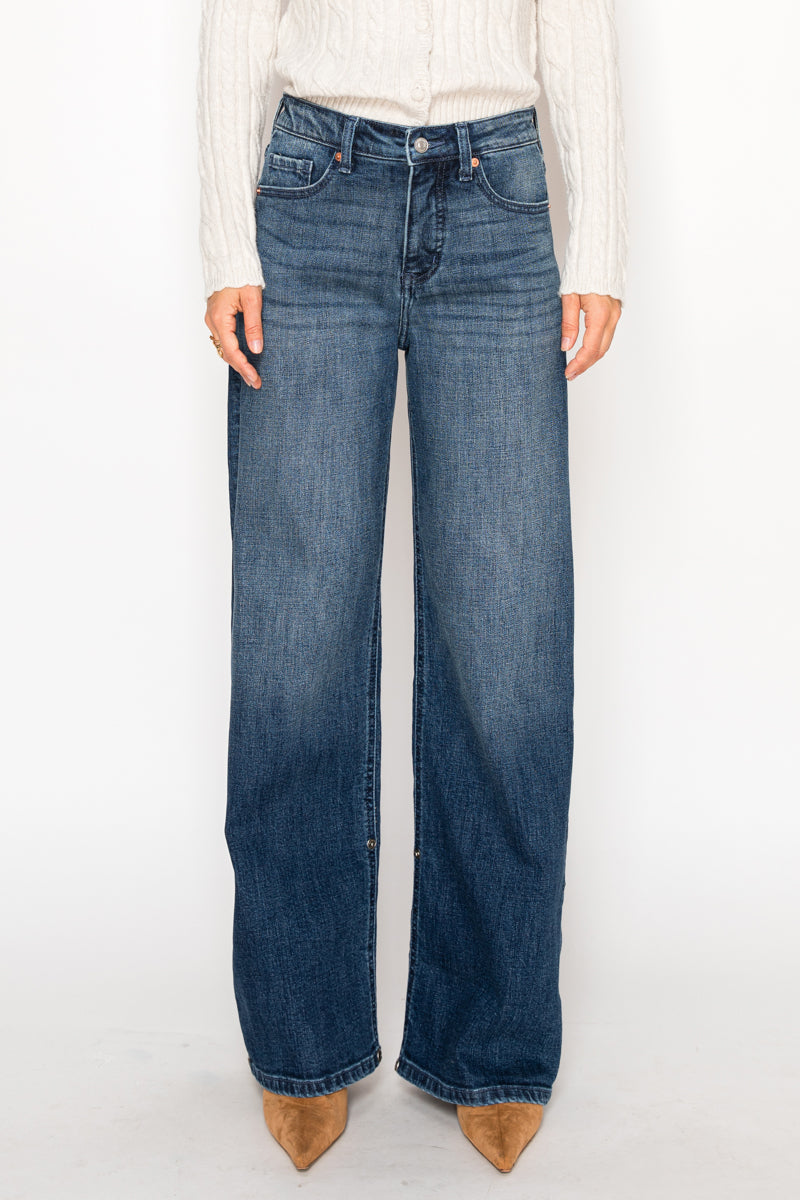 Tummy Control High Rise A-wide Jeans in 11 (29) view 5 - High-Waisted - Tummy Control Jeans For Women (bottom)