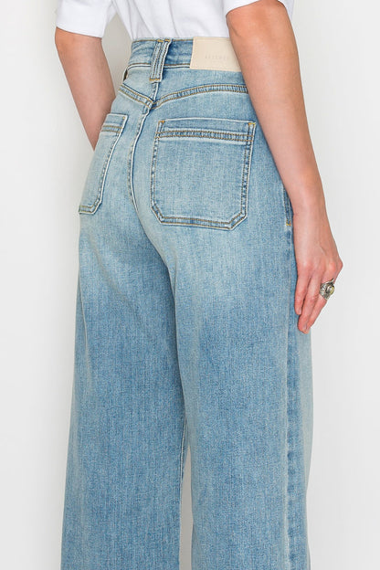 Tummy Control High Rise A-wide Leg Fit Jeans in 11 (29) view 6 - High-Waisted - Tummy Control Jeans For Women (bottom)