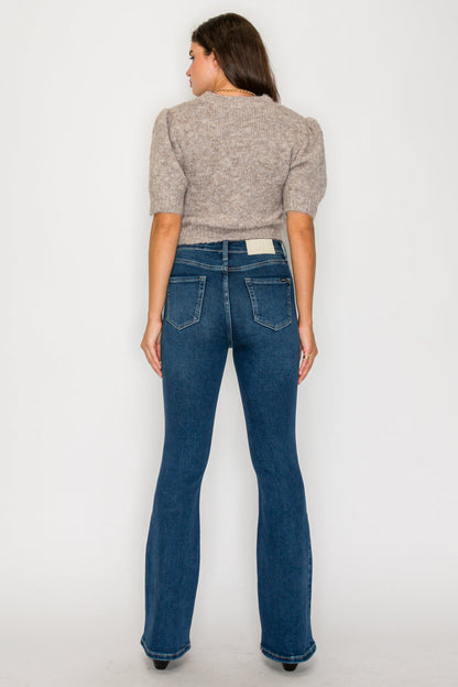 Tummy Control High Rise Bootcut Jeans in 5 (26) view 3 - High-Waisted - Tummy Control Jeans For Women (bottom)