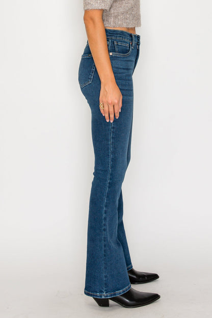 Tummy Control High Rise Bootcut Jeans in 9 (28) view 5 - High-Waisted - Tummy Control Jeans For Women (bottom)