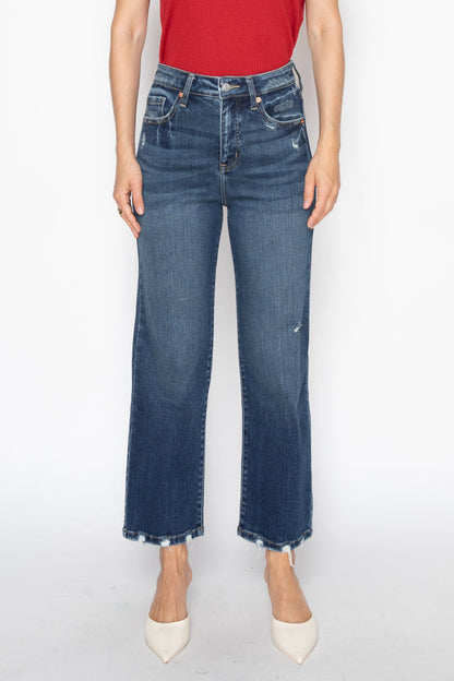 Tummy Control High Rise Straight Jean in 3 (25) view 2 - High-Waisted - Tummy Control Jeans (bottom)