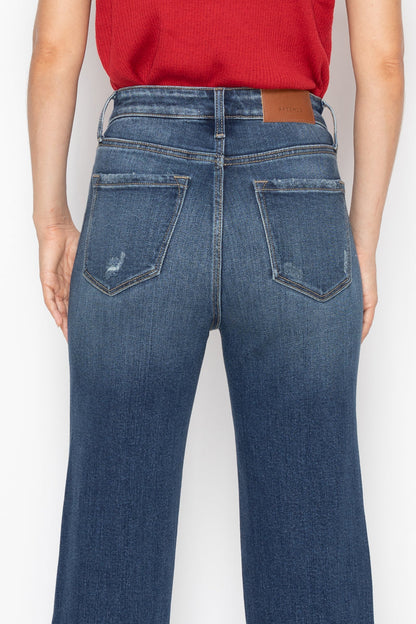 Tummy Control High Rise Straight Jean view 10 - High-Waisted - Tummy Control Jeans (bottom)