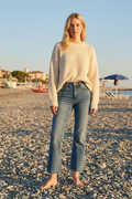 Tummy Control High Rise Straight with Single Cuff Jeans 1 (24) (bottom) - tummy control jeans for women - shop at us.meeeshop