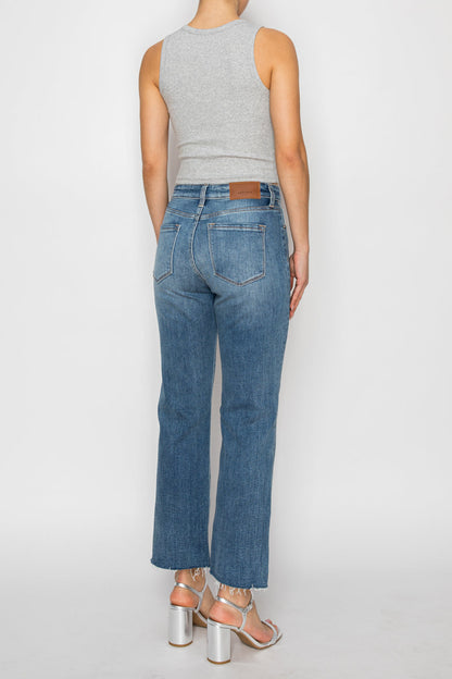 Tummy Control High Rise Straight with Single Cuff Jeans in 13 (30) view 7 - High-Waisted - Tummy Control Jeans For Women