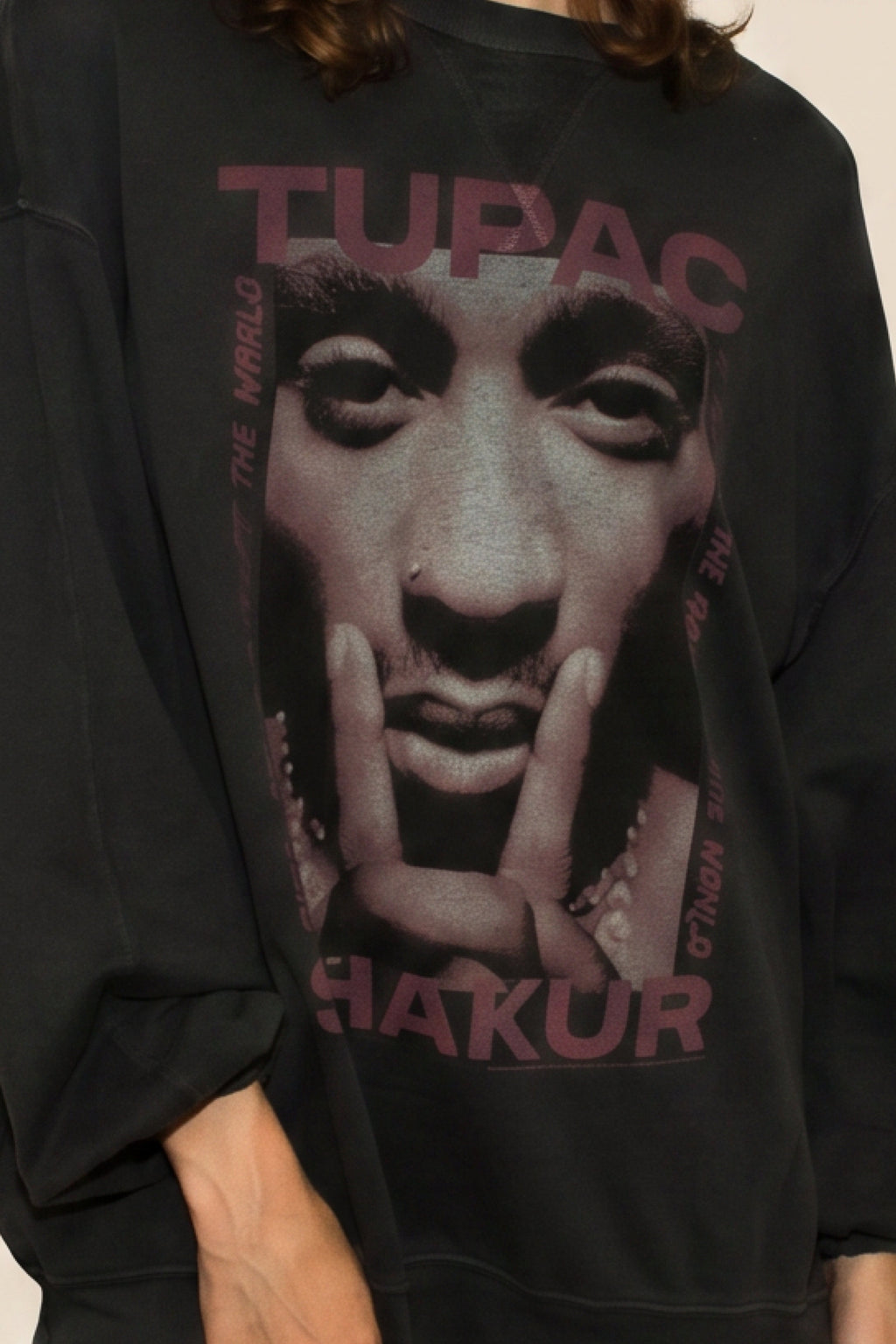 Tupac Me Against the World Pullover M view 3 (layer) - world pullover, against world pullover - shop at us.meeeshop