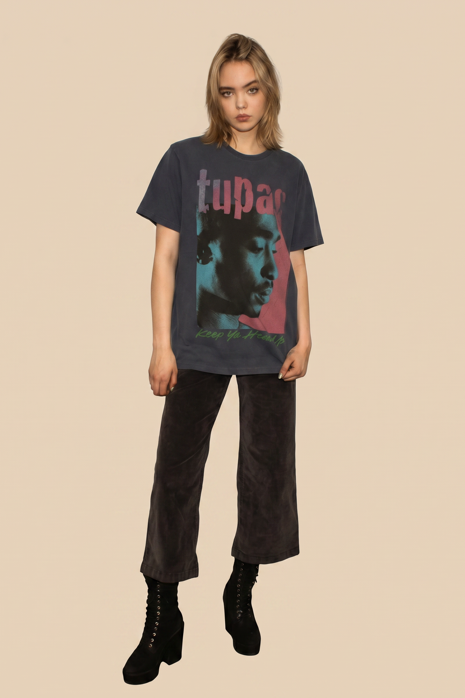 Tupac Keep Your Head up Tee M view 3 (top) - tupac shirt keep ya head up, why is tupac considered the b - shop at us.meeeshop