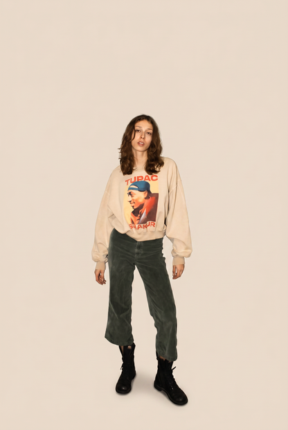 Tupac Shakur Sweatshirt in M view 3 - Tupac Shakur T Shirt (top)