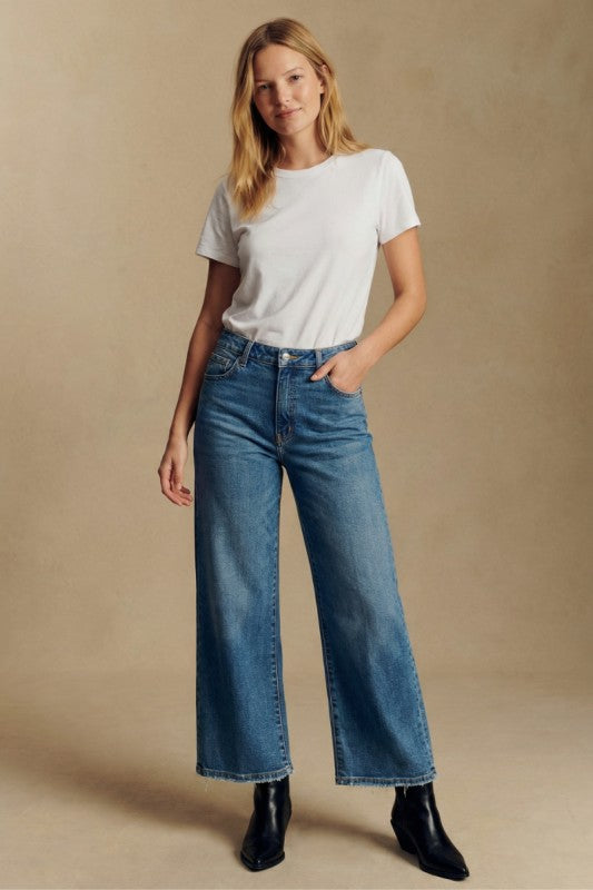 Ultra High Rise Crop Wide Jeans in 13 (30) view 7 - High-Waisted - Ultra High Jeans Women (bottom)
