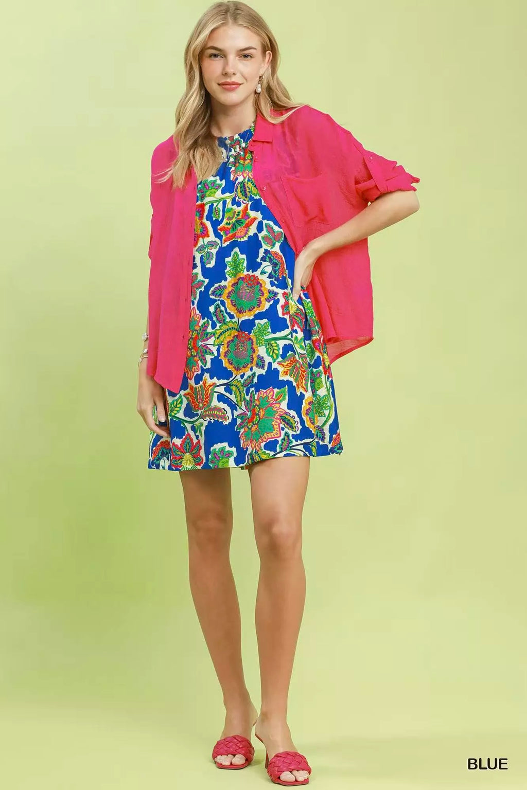 Umgee Abstract Print Sleeveless Shift Dress view 5 (dress) - umgee abstract print dress, umgee abstract - shop at us.meeeshop