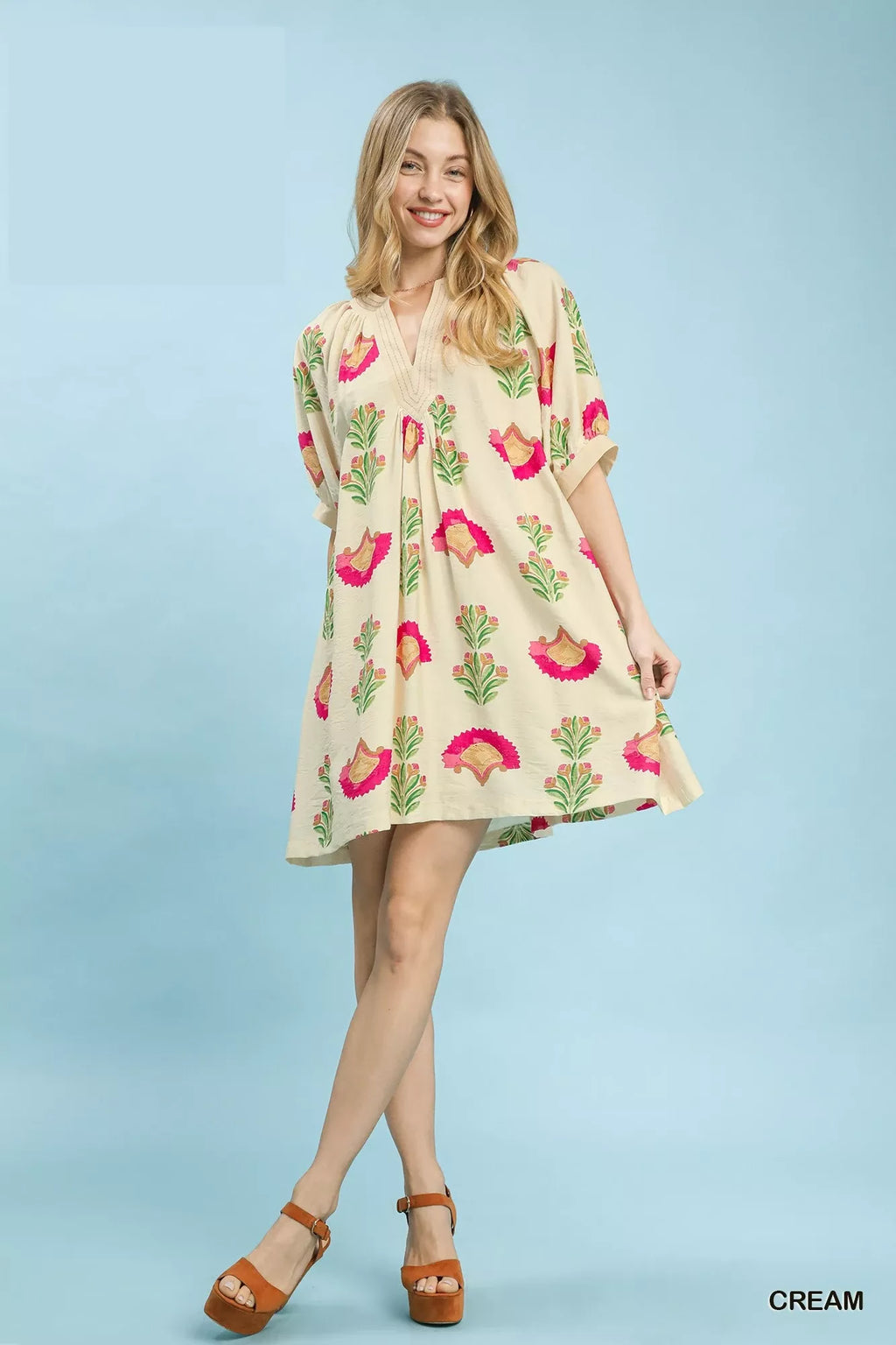 umgee abstract print Umgee Abstract Print Mini Dress view 5 (dress) - shop at us.meeeshop
