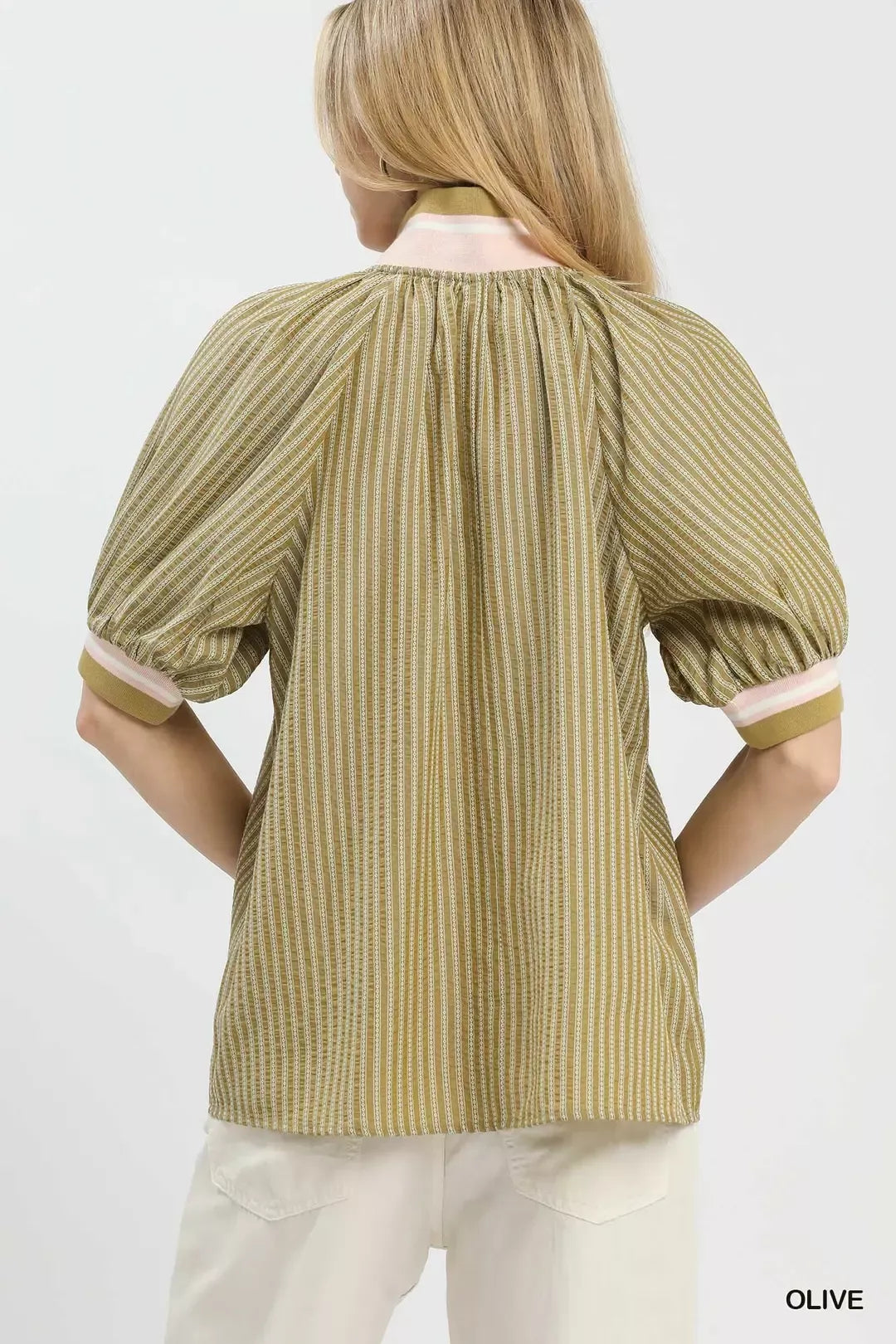 umgee botanical print Umgee Botanical Print Blouse view 3 (top) - shop at us.meeeshop
