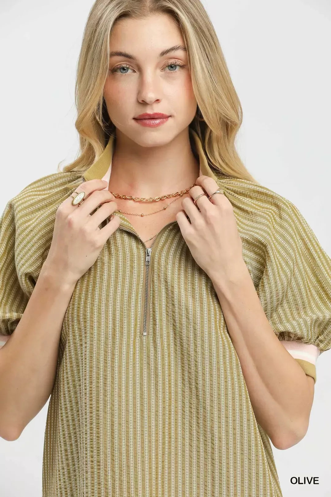 umgee botanical print Umgee Botanical Print Blouse view 5 (top) - shop at us.meeeshop
