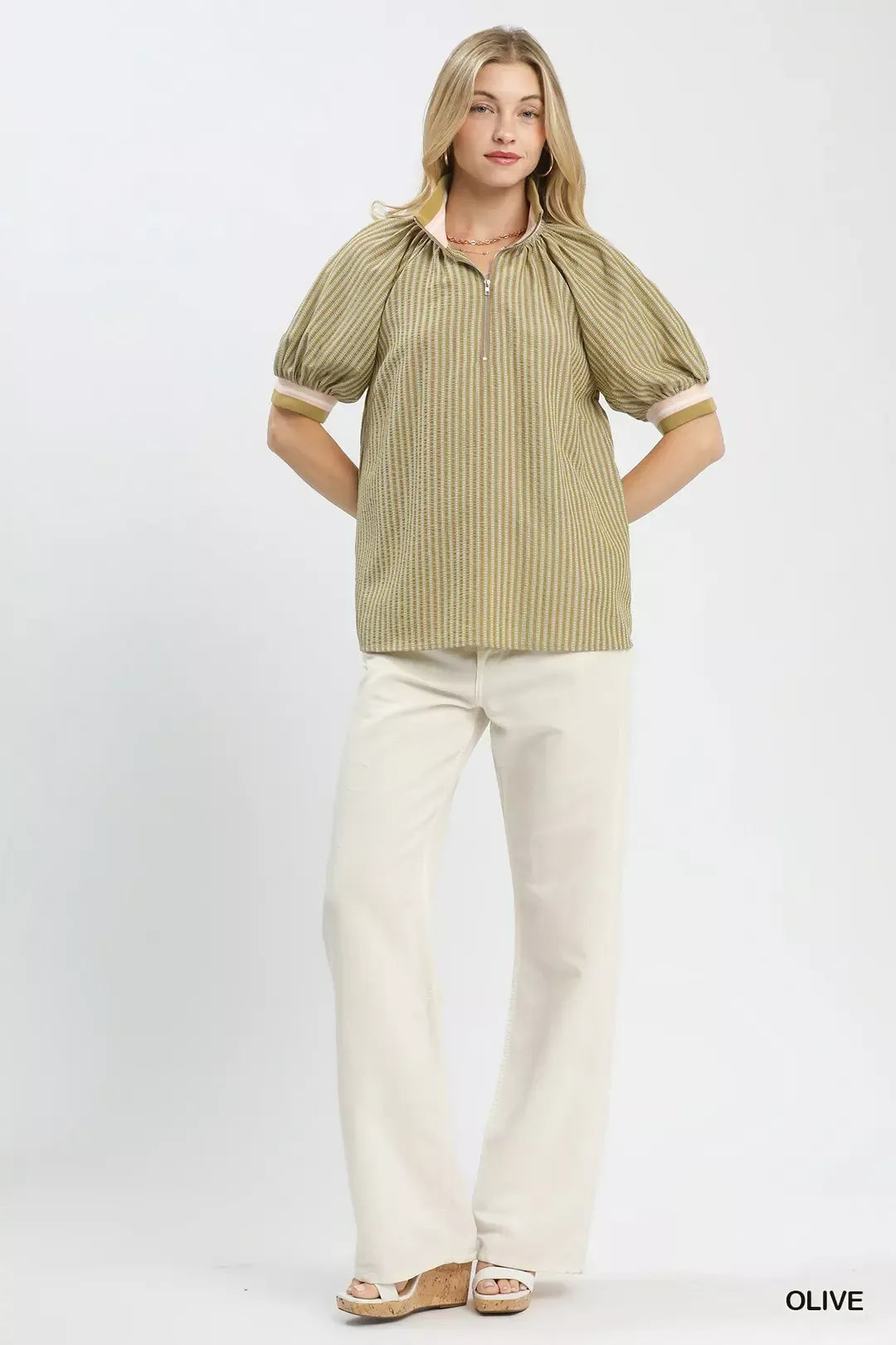 umgee botanical print Umgee Botanical Print Blouse view 6 (top) - shop at us.meeeshop