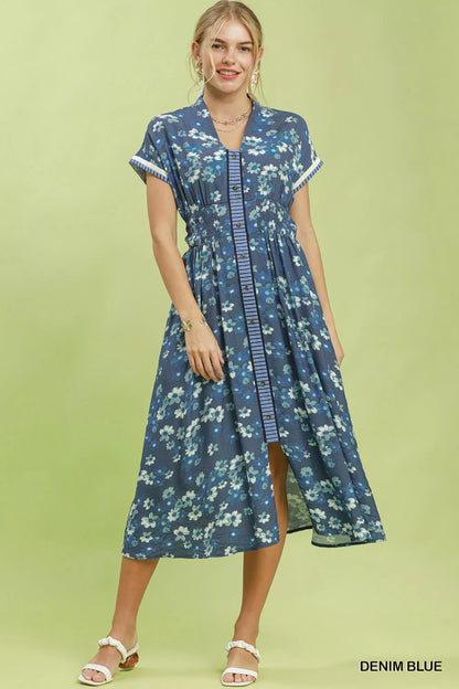 umgee ruffle sleeve Umgee Ruffle Sleeve Henley Shift Dress view 4 (dress) - shop at us.meeeshop