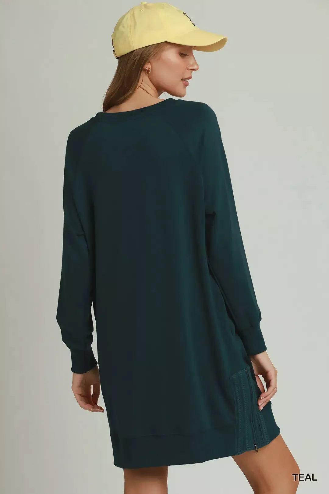 umgee side crochet Umgee Side Crochet Zipper Detailed Dress view 3 (dress) - shop at us.meeeshop