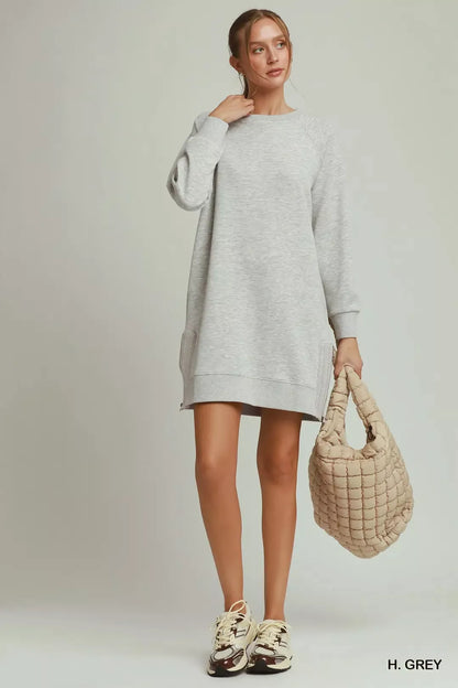 umgee side crochet Umgee Side Crochet Zipper Detailed Dress view 5 (dress) - shop at us.meeeshop