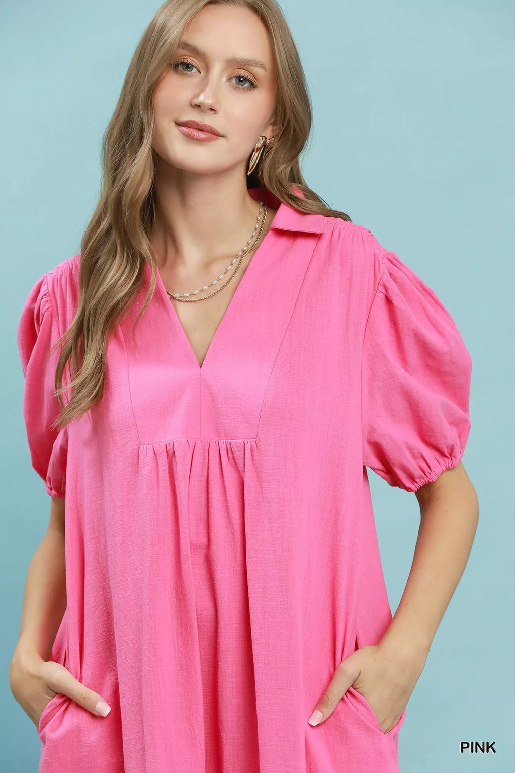 Umgee Solid Tiered Midi Dress view 5 (dress) - umgee solid dresses, umgee solid dotted tiered midi dres - shop at us.meeeshop