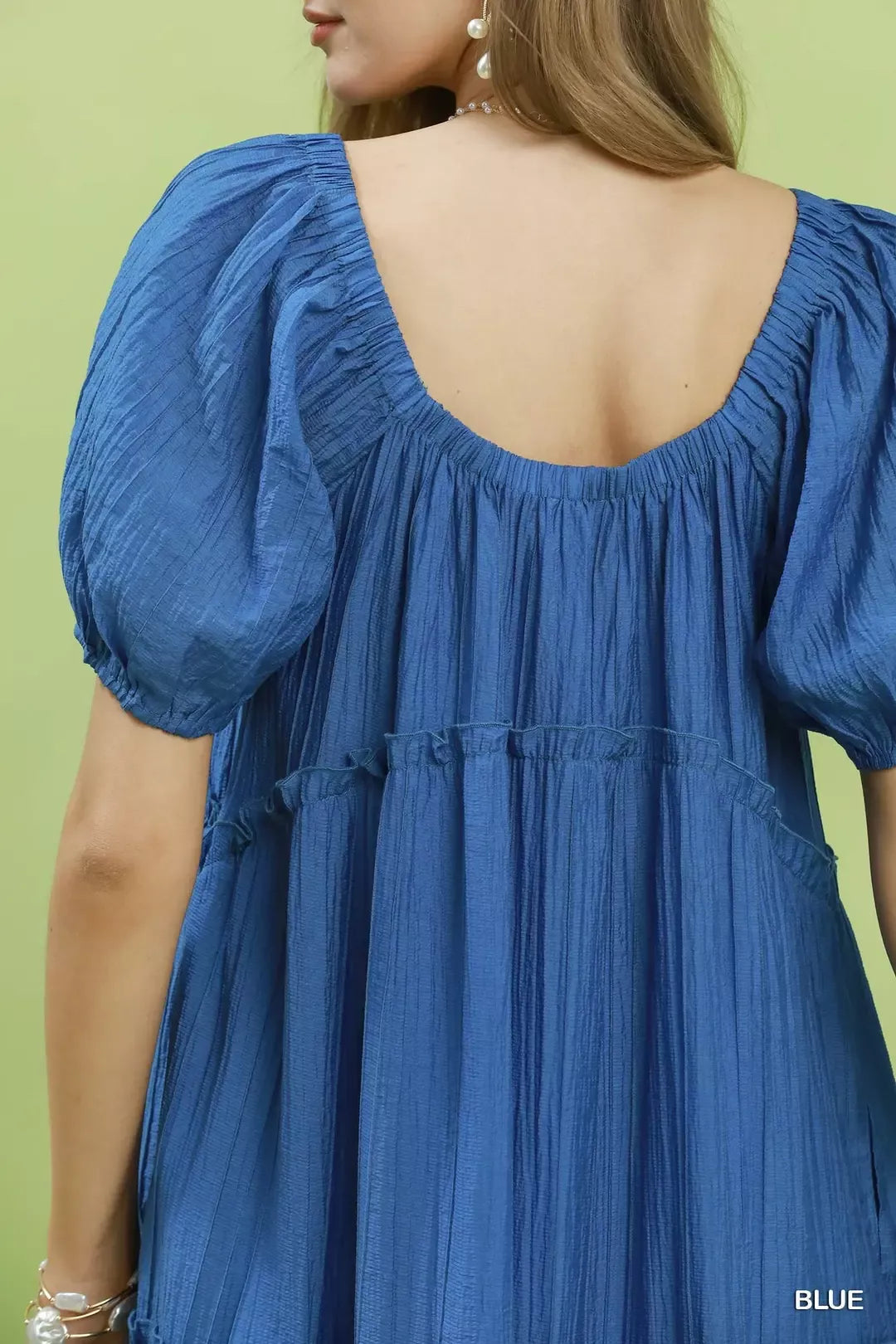 umgee textured tiered Umgee Textured Tiered Midi Dress view 5 (dress) - shop at us.meeeshop