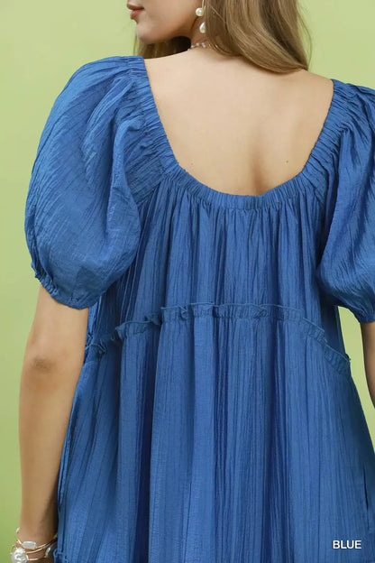 umgee textured tiered Umgee Textured Tiered Midi Dress view 5 (dress) - shop at us.meeeshop