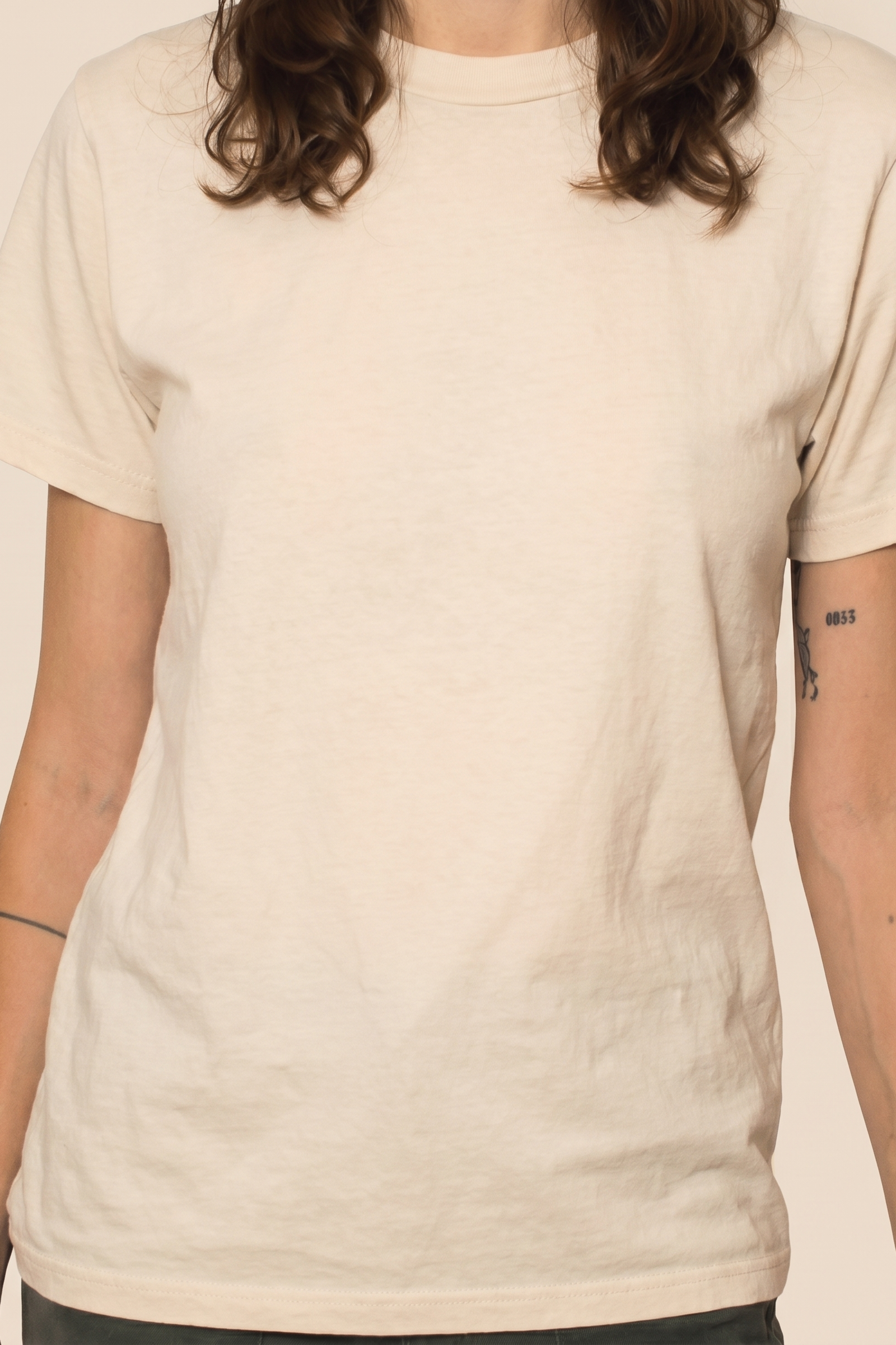 Unisex Comfort Tee - Bone S view 2 (top) - tee bone, comfort tee bone - shop at us.meeeshop
