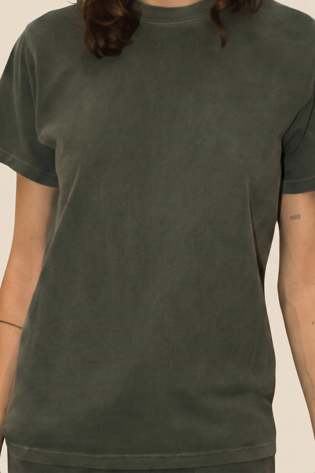 Unisex Comfort Tee - Olive S view 2 (top) - tee olive, comfort tee olive - shop at us.meeeshop