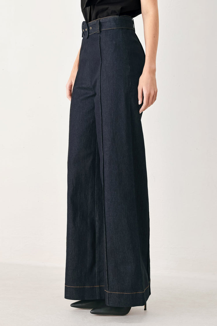 Urban Stitch Denim Pants DARK DENIM view 5 (bottom) - urban stitch trousers, urban stitch trousers sale - shop at us.meeeshop