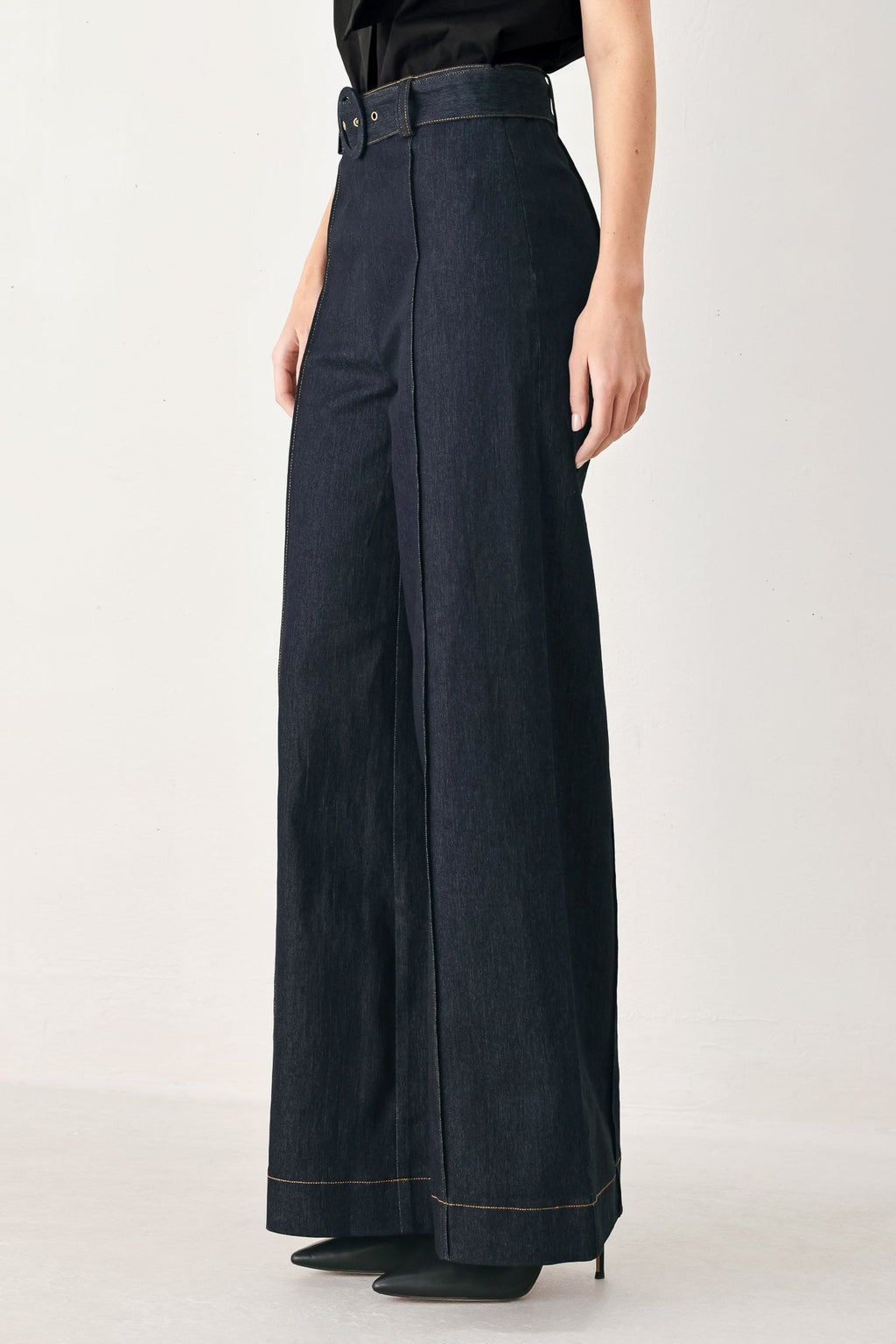 Urban Stitch Denim Pants DARK DENIM view 5 (bottom) - urban stitch trousers, urban stitch trousers sale - shop at us.meeeshop