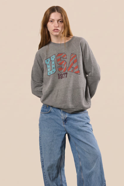 USA Stars & Stripes Pullover in XS (top)
