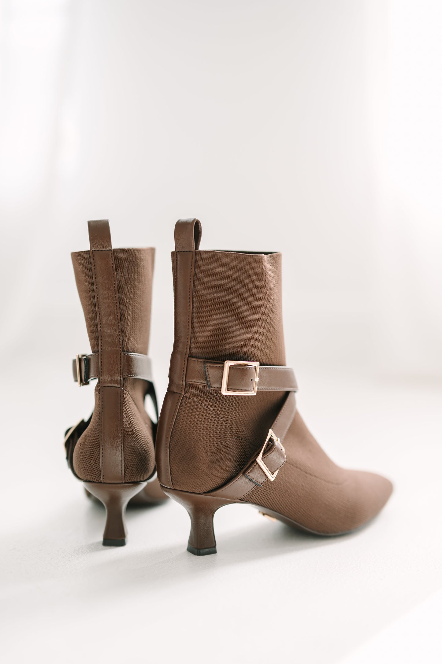 Vaila Shoes Alma Booties Brown in 10 view 2 - Alma Boots Brown