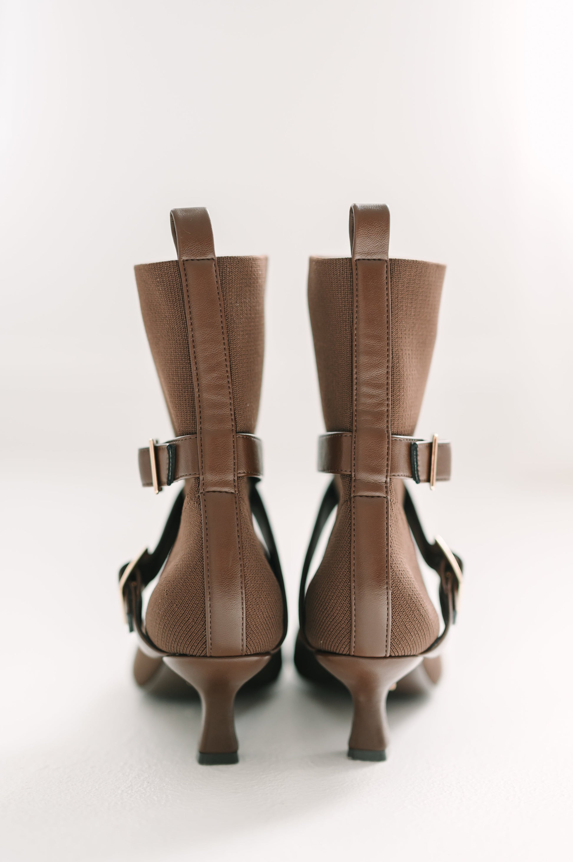 Vaila Shoes Alma Booties Brown in 11 view 3 - Alma Boots Brown