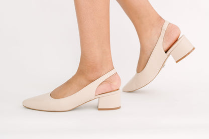 Vaila Shoes Evie Slingback Cream in 12 view 4 (bag)