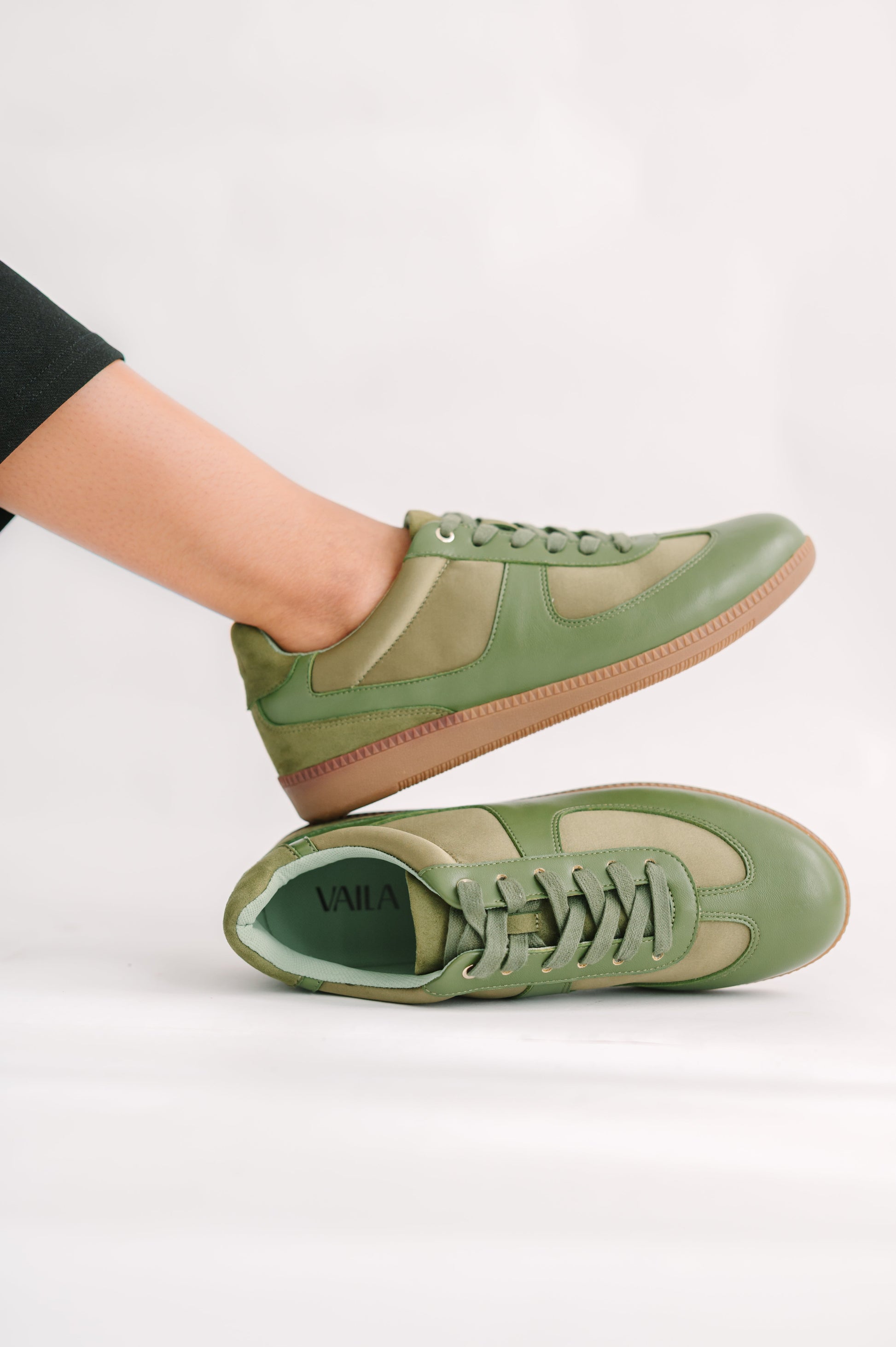 Vaila Shoes Taylor Sneakers Green view 7 - Teyana Taylor Sneakers Green