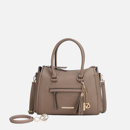 Valeria Shoulder Bag and Bracelet Keyring in Blush view 12 - Valeria Shoulder Bag Carvela
