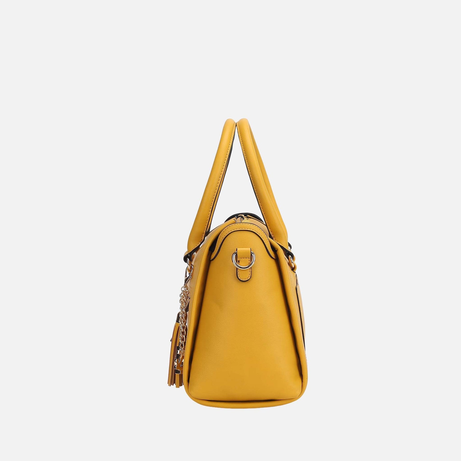 Valeria Shoulder Bag and Bracelet Keyring in Charcoal Grey view 4 - Valeria Shoulder Bag Carvela